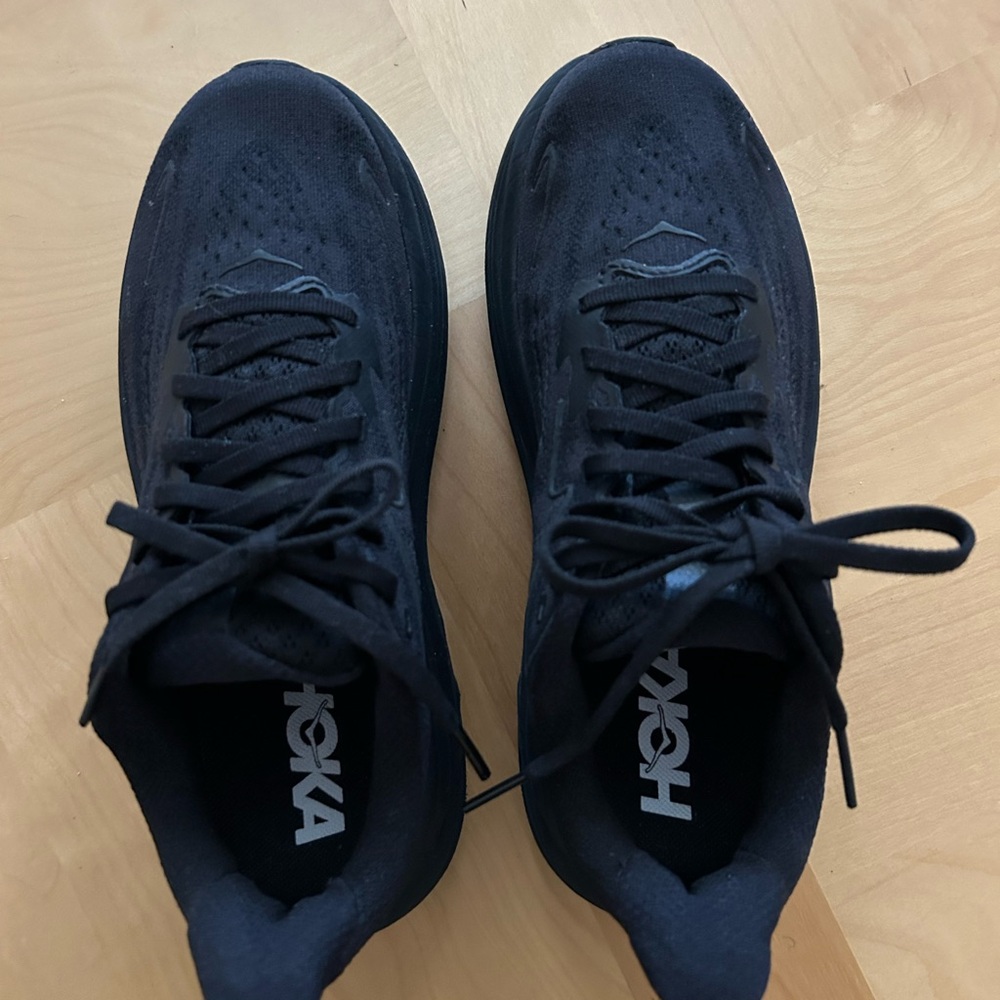 Hoka clifton 10 Black Athletic Shoes